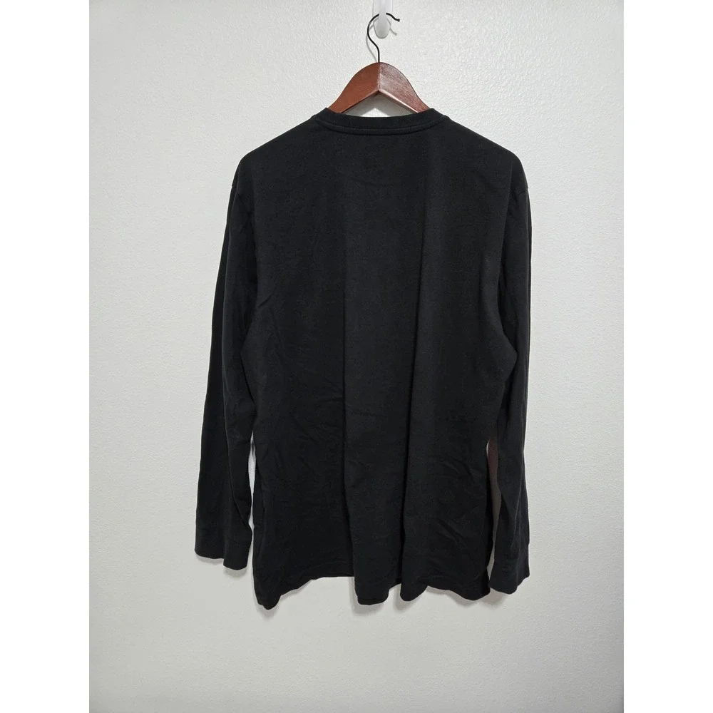 Adidas Mens Long‎ Sleeve T-Shirt Black NYC Graphic Artist TTK Loose Fit XL - Picture 5 of 7